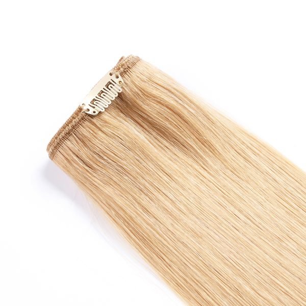 Clip In Extensions Cuticle Aligned 27# Blonde Hair - Image 3