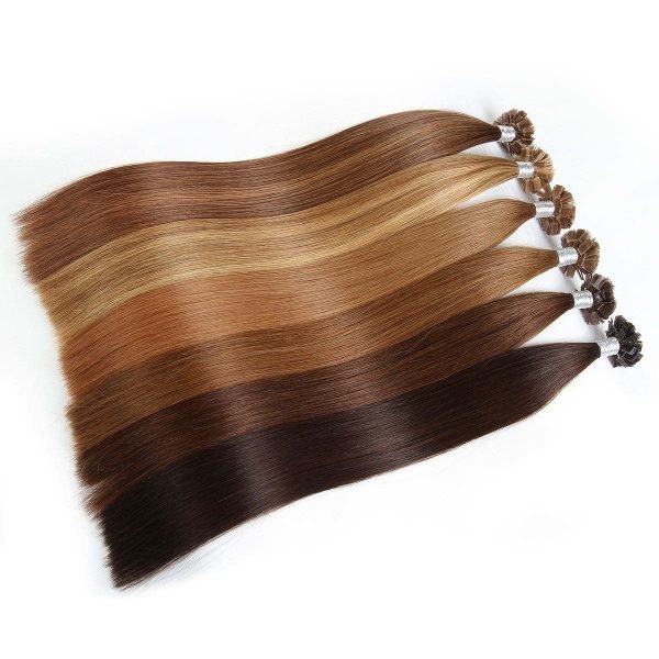 Prebonded Hair Cuticle Aligned Remy Hair Flat Tip Extensions