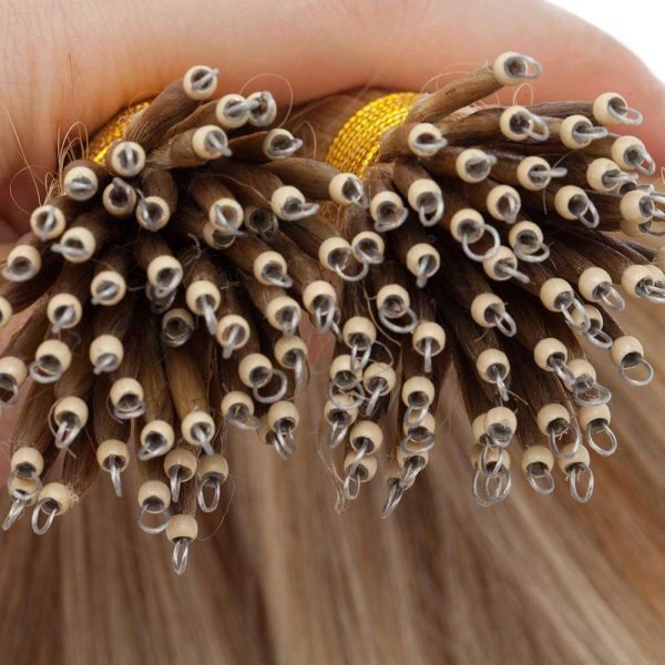 Straight Nano Ring Human Hair Extensions Whosale Vigin Remy Human Hair