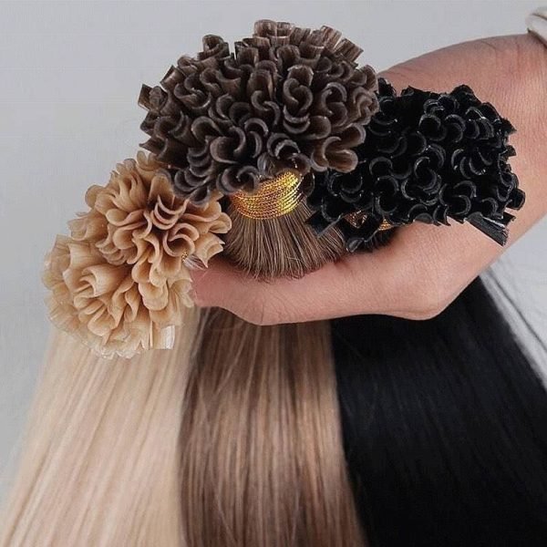 Hot Fusion Utip Human Hair Straight Keratin U-Tip Extensions