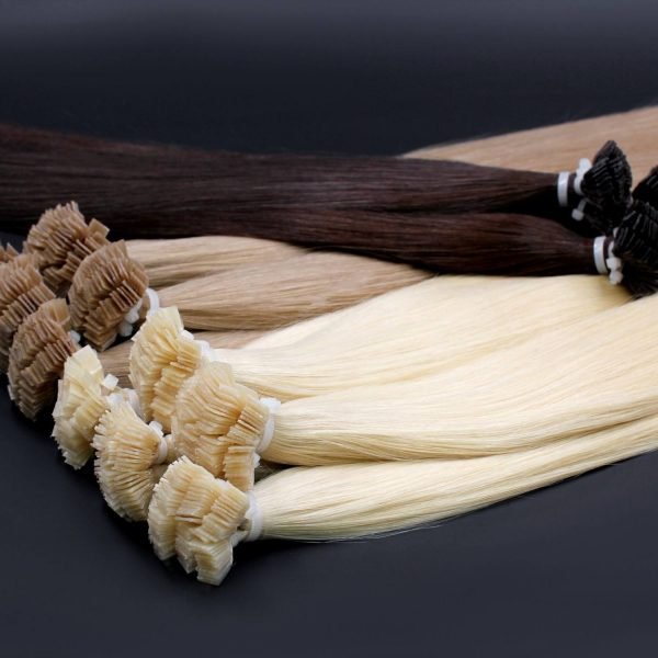 Russion Hair Prebonded Hair Flat Tip Extensions Cuticle Aligned Remy Hair