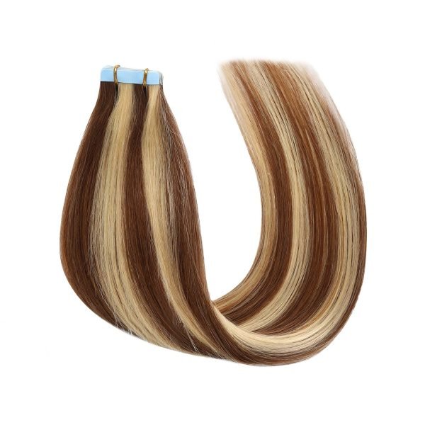 Russian High Quality Tape In Extensions Cuticle Aligned Remy Hair