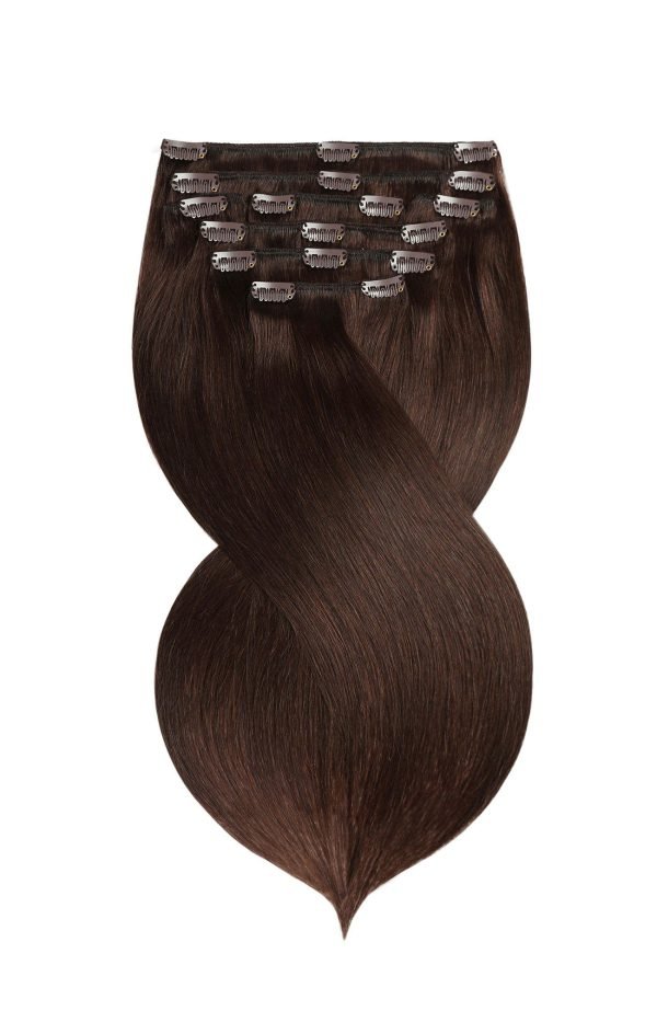 Wholesale Double Weft Affordable Price Great Quality Clip In Hair Extensions 100% (3)