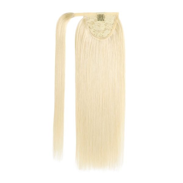 Seamless Invisible Human Hair Ponytail Extension 60#