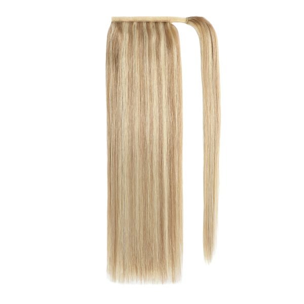 Seamless Invisible Human Hair Ponytail Extension 18-613#